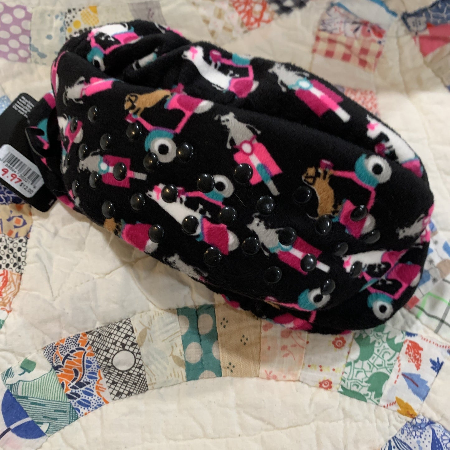 M/L 8-10 Moret Slipper Socks New Winter 155