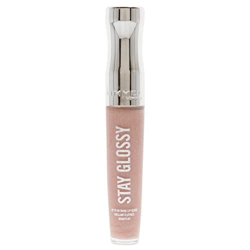 Rimmel Stay Glossy Lipgloss, Dorchester Rose, 0.18 Fl Oz (Pack of 1)