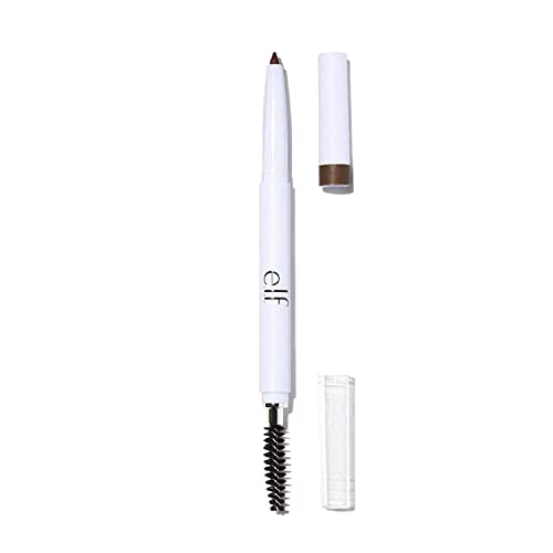 e.l.f, Instant Lift Brow Pencil, Dual-Sided, Precise, Fine Tip, Shapes, Defines, Fills Brows, Contours, Combs, Tames, Deep Brown, 0.006 Oz