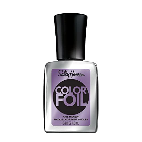 Sally Hansen Color Foil Nail Polish Vio-lit, 0.4 Fl Oz