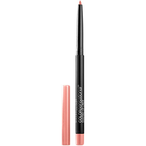 Maybelline Color Sensational Shaping Lip Liner with Self-Sharpening Tip, Purely Nude, Nude, 0.01 oz