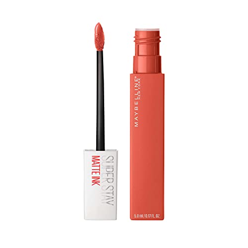 Maybelline New York Super Stay Matte Ink Liquid Lipstick, Long Lasting High Impact Color, Up to 16H Wear, Amazonian, Nude Brown, 0.17 fl.oz