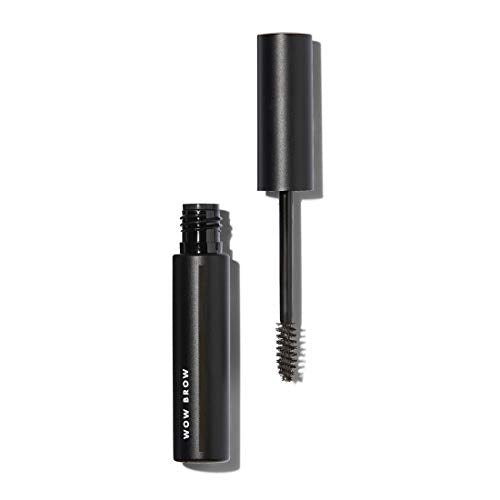 e.l.f., Wow Brow Gel, Volumizing, Buildable, Wax-Gel Hybrid, Creates Full, Voluminous-Looking Brows, Locks Brow Hairs In Place, Deep Brown, Fiber-Infused, 0.12 Oz