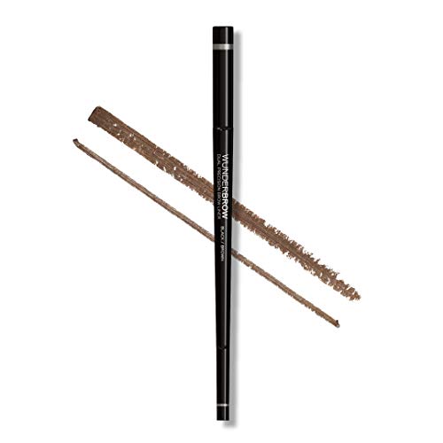 WUNDERBROW Dual Precision Brow Liner, Black/Brown, Cruelty-Free