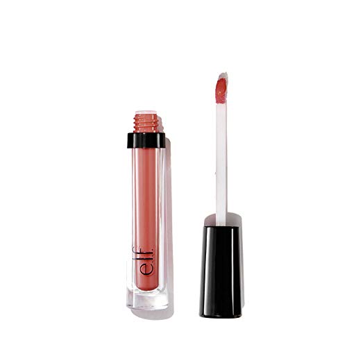 e.l.f. Cosmetics Tinted Lip Oil, Long Lasting & Sheer Coverage, Non-Sticky, Hydrates, Adds Shine, Infused with Jojoba, Apricot & Vitamin E, Pink Kiss, 0.1 Oz