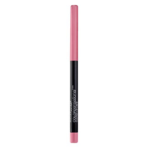 Maybelline Color Sensational Shaping Lip Liner with Self-Sharpening Tip, Palest Pink, Pale Pink, 0.01 oz