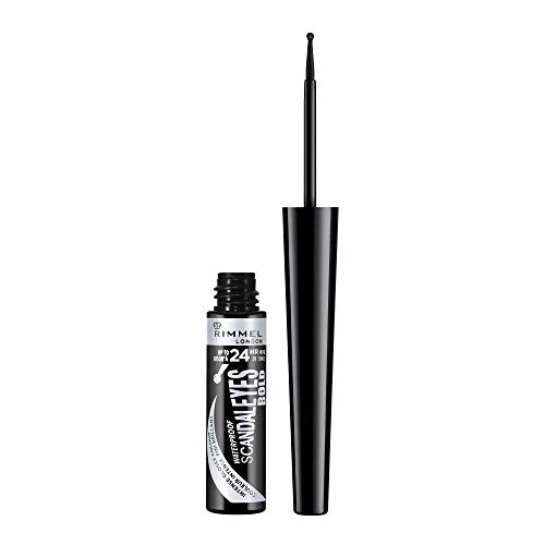 Rimmel Scandaleyes Liquid Liner, 001 Black, 0.37 Fluid Ounce