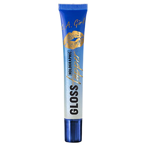 L.A. Girl Holographic Gloss Topper, Kaleidoscope, 0.34 fl. oz.,Blue,GLG573