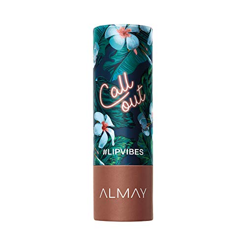 Almay Lip Vibes, Call Out, 0.14 Ounce, cream lipstick , beige