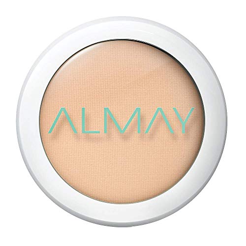 Almay Clear Complexion Pressed Powder, Hypoallergenic, Cruelty Free, Oil Free, Fragrance Free, Dermatologist Tested 100 Light