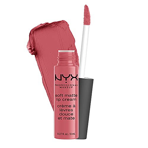 NYX PROFESSIONAL MAKEUP Soft Matte Lip Cream, Lightweight Liquid Lipstick - Cannes (Matte Muted Mauve)