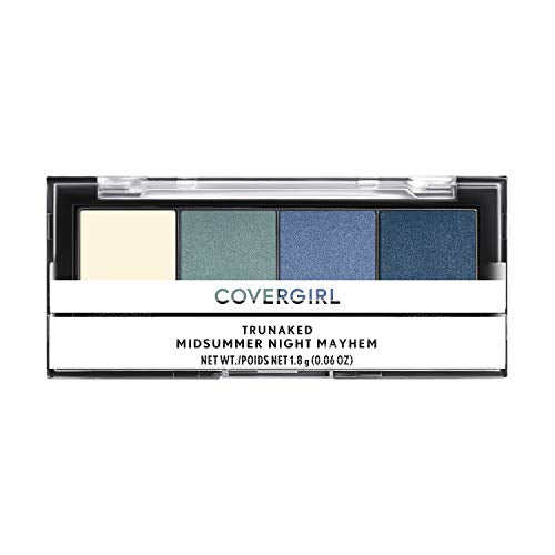 COVERGIRL Trunaked Quad Eyeshadow Palette, Night Mayhem, Midsummer Night Mayhem, 0.06 Ounce