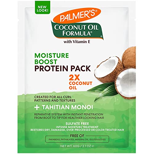 Palmers Coconut Hair Oil Formula With Deep Hair Conditioning Protein Pack , 2.1 Oz ( Pack of 3 )