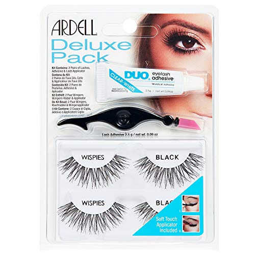 Ardell Deluxe Pack Wispies with Applicator, #68947, 1 Count