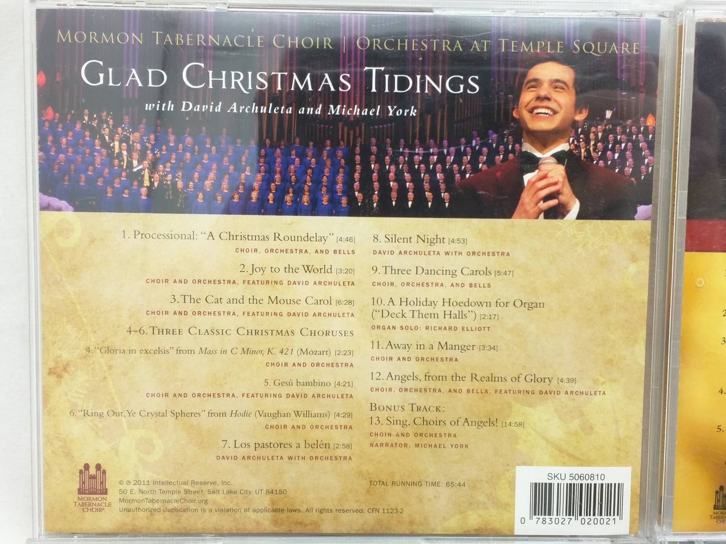 6 Christmas Cd Mormon Tabernacle Choir Lds David Archuleta Groban