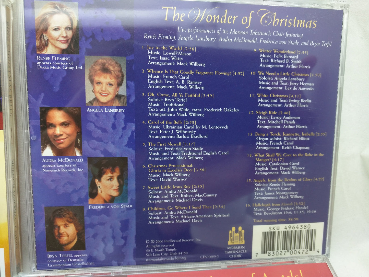 6 Christmas Cd Mormon Tabernacle Choir Lds David Archuleta Groban