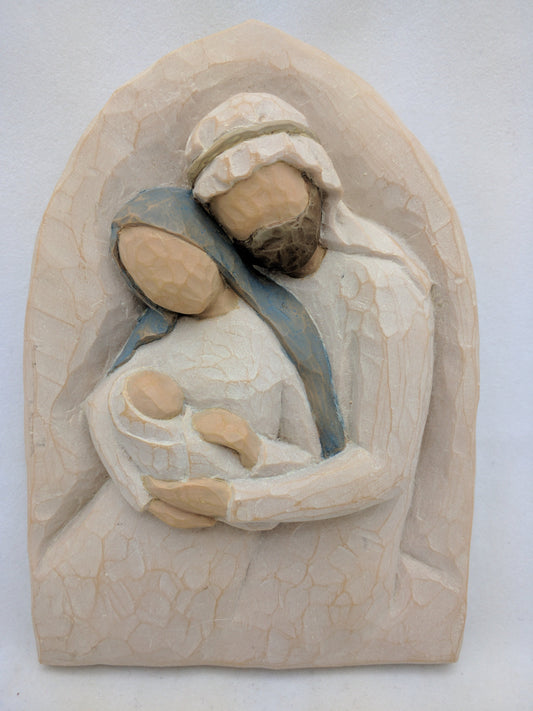 A Child Is Born Willow Tree Holy Family Demdaco 2002 Susan Lordi Wall Art