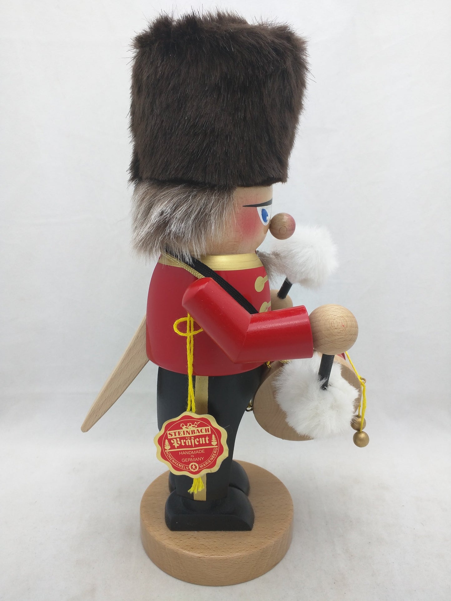 Drummer Steinbach Nutcracker Prafent Handmade Germany Original Vokskunst