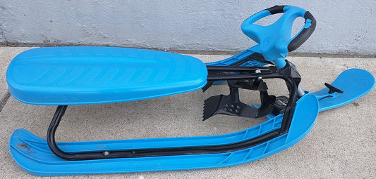 As-Is Pro Stiga Sled Sweden Snow Racer Ride On Blue